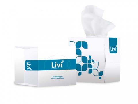 Livi Facial Tissues 2Ply 24 X 90 Sheets  - 1304